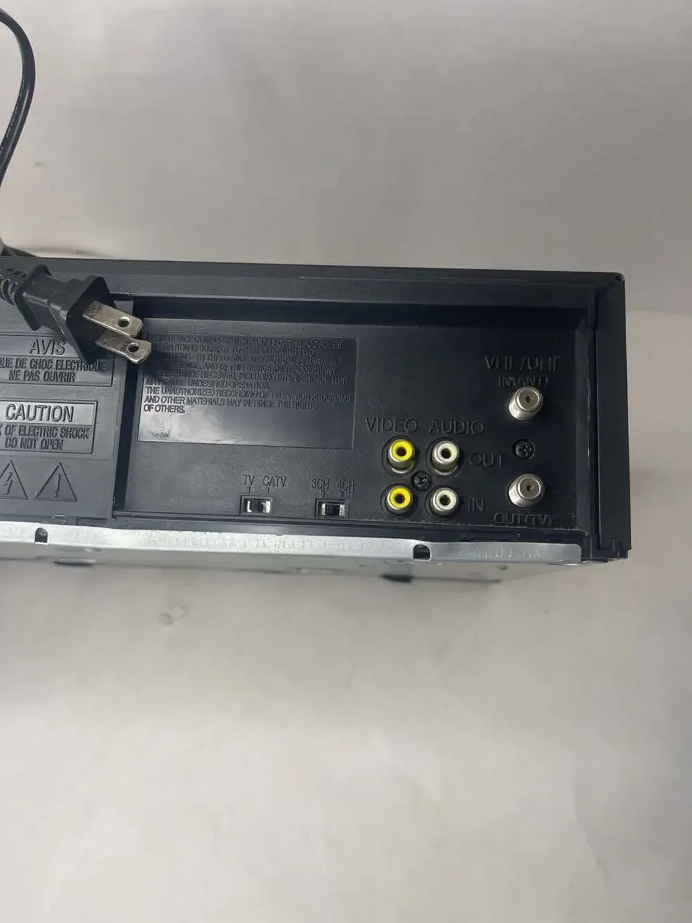(New Belt) Sansui VCR4505 4-Head VHS HQ Video Cassette Recorder Works!